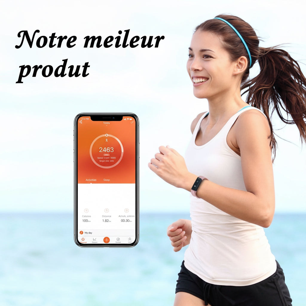 SmartFit Slim Activity Tracker And Monitor Smart Watch With FREE Extra