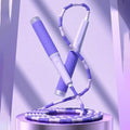 Adjustable Soft Beaded Skipping Rope Strong Flexibility Lighten Jumping Training Rope Durable Anti-Skid