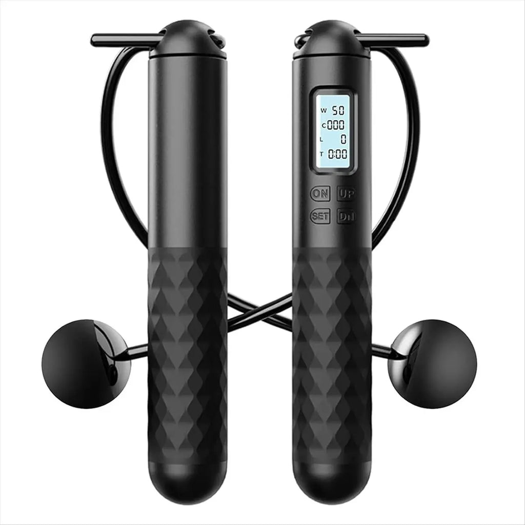 Just- Skipping Rope with Counter Cordless Jump Rope Smart Skipping Rope Ball Jump Rope with Counter