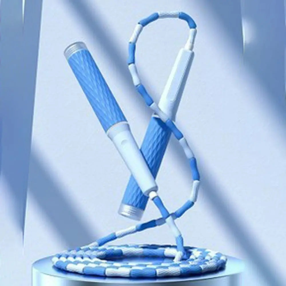 Adjustable Soft Beaded Skipping Rope Strong Flexibility Lighten Jumping Training Rope Durable Anti-Skid