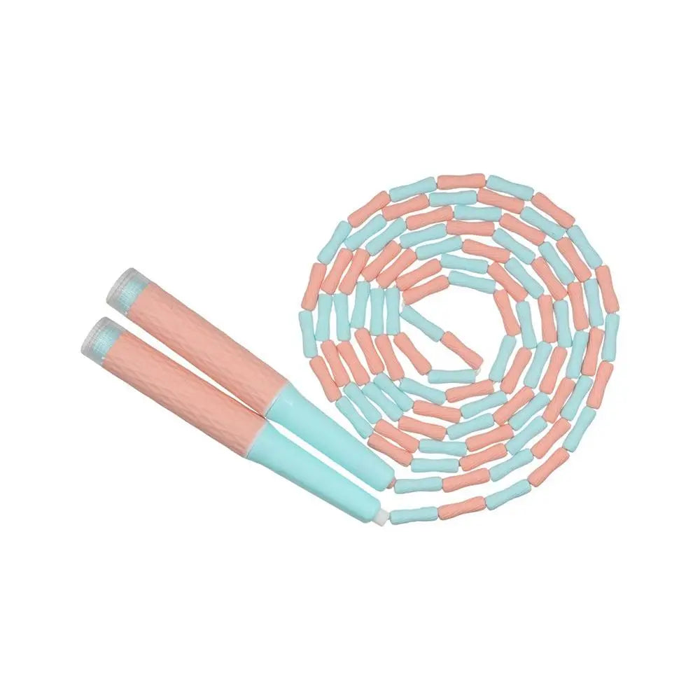 Adjustable Soft Beaded Skipping Rope Strong Flexibility Lighten Jumping Training Rope Durable Anti-Skid