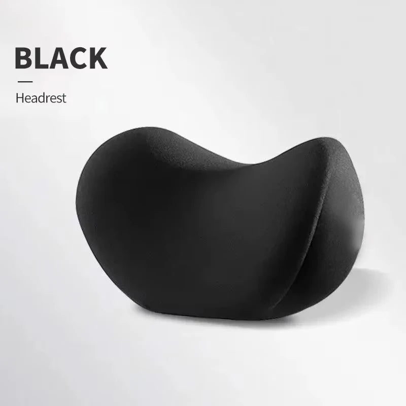 Car Memory Foam Neck Pillow Protection Lumbar Backrest Cushion Lumbar Cushion Car Headrest Cushion